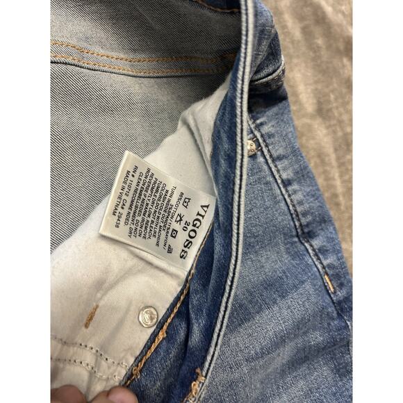 Vigoss THOMPSON TOMBOY Size 20 High Rise Ankle Straight Jeans Denim Pants 38x28 - Picture 7 of 9